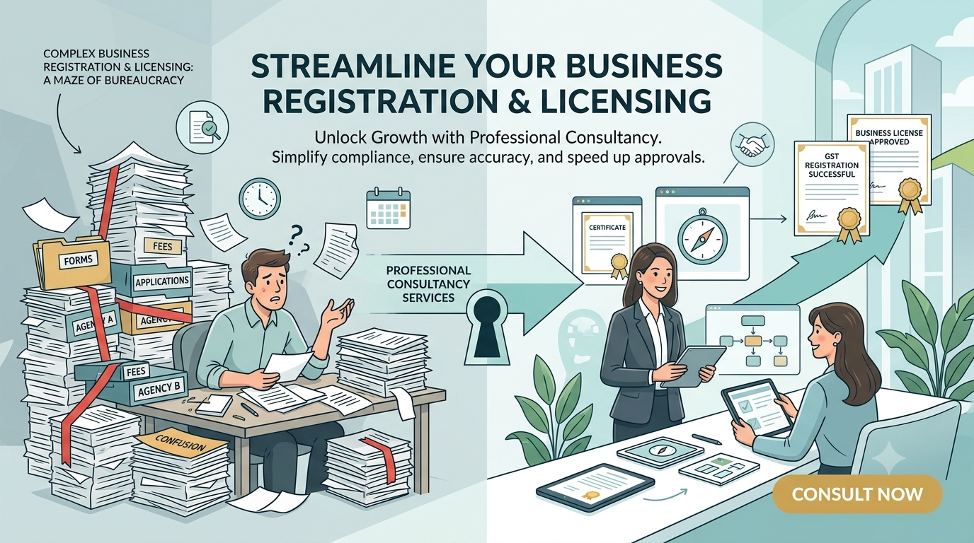 How Professional Consultancy Services Simplify Business Registrations and Licences