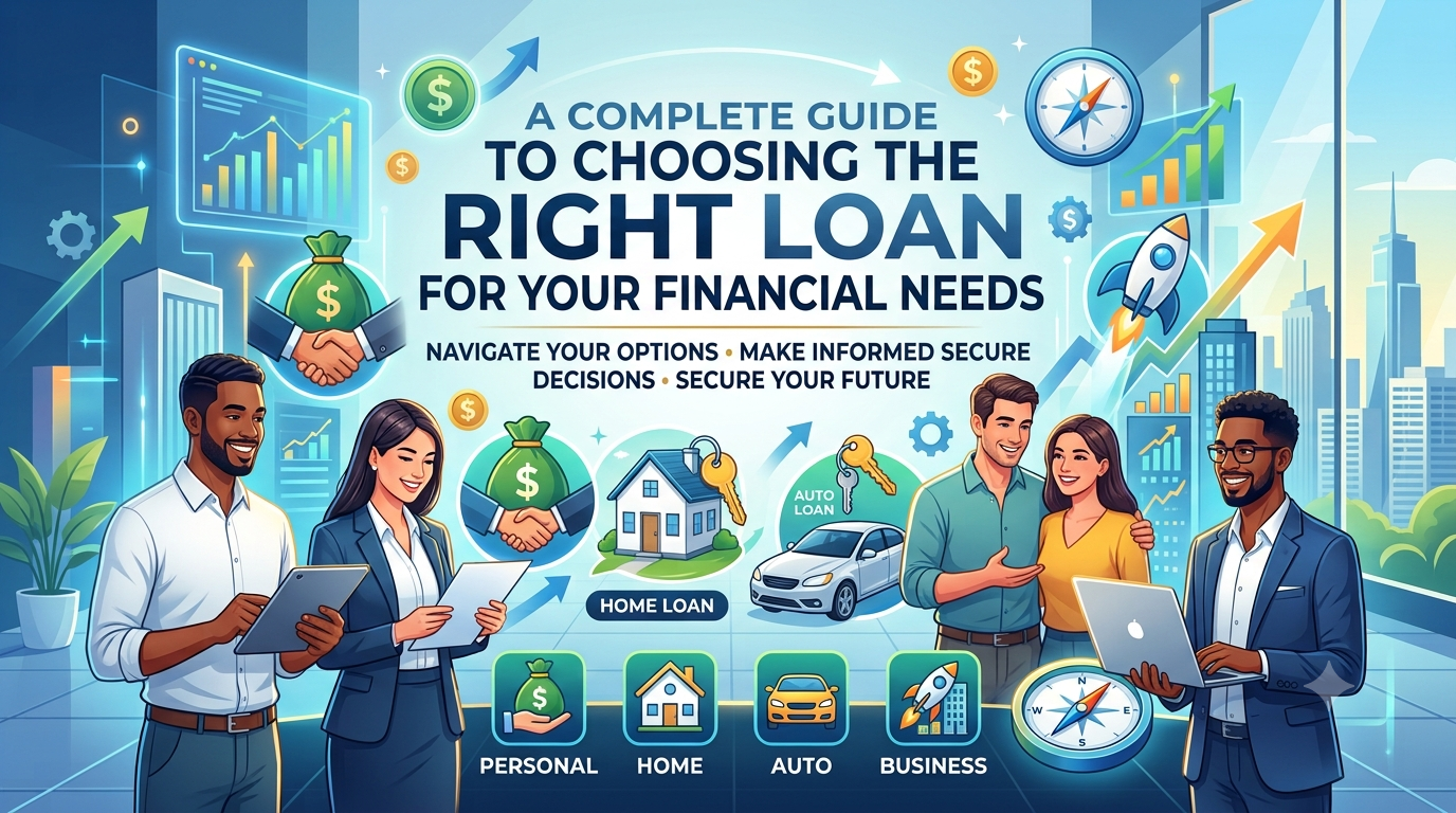 A Complete Guide to Choosing the Right Loan for Your Financial Needs